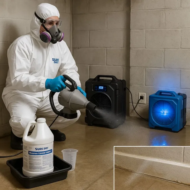 Sanitization and Odor Removal process in Mendota, IL